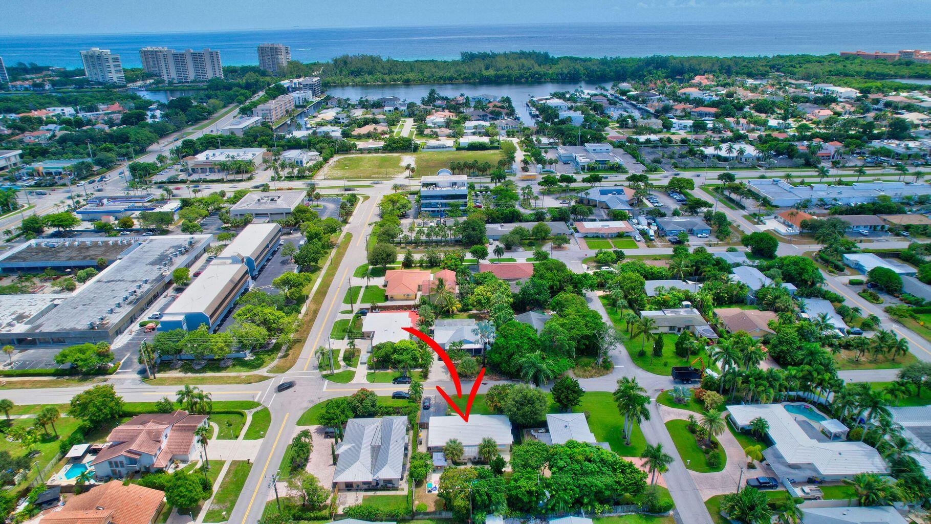 3751 Northeast 5th Avenue Boca Raton, FL 33431 - Photo 3 of 28 x house view w ocean