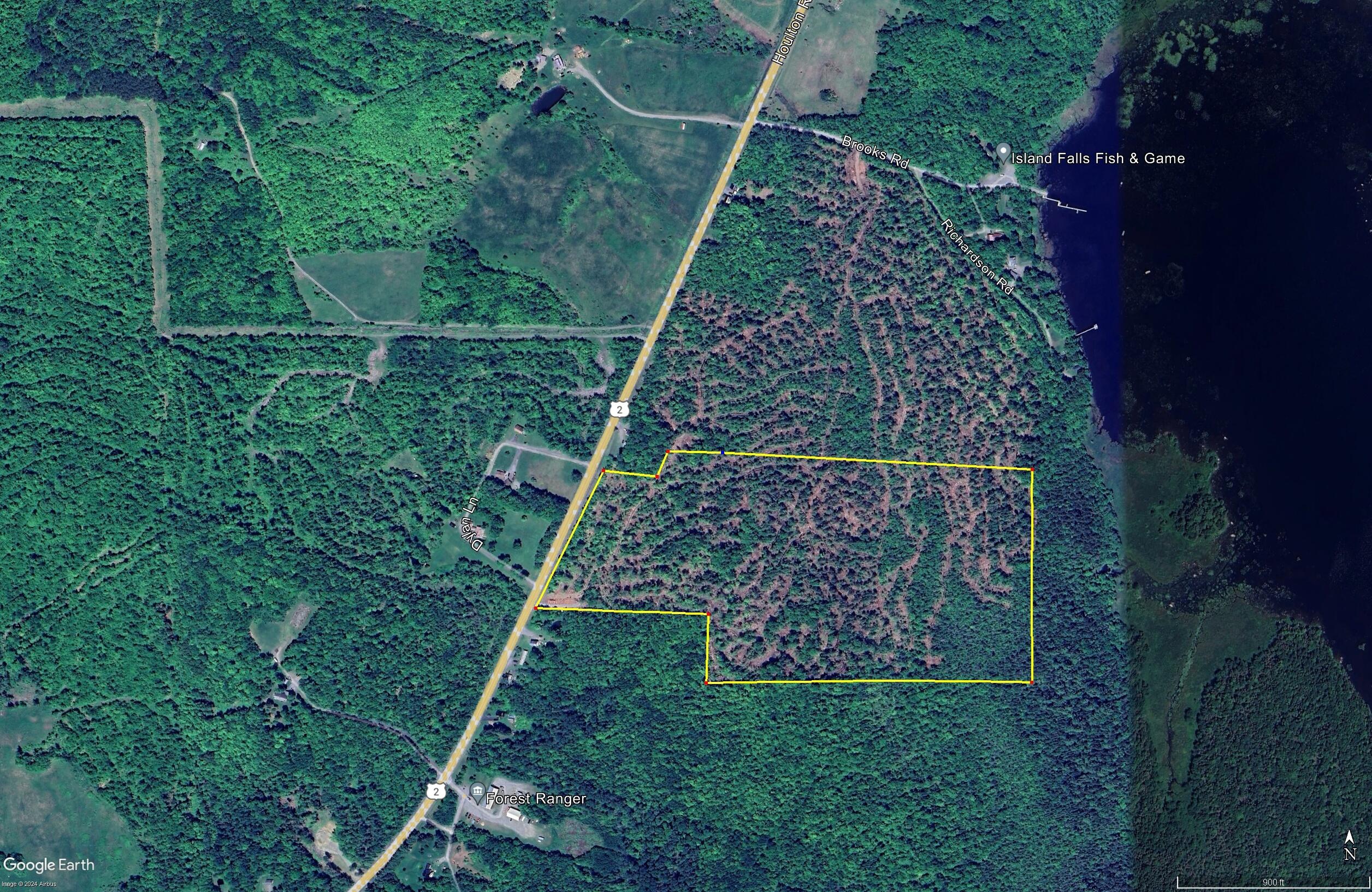 Off Houlton Road Island Falls, ME 04747 - Photo 3 of 13 aerial