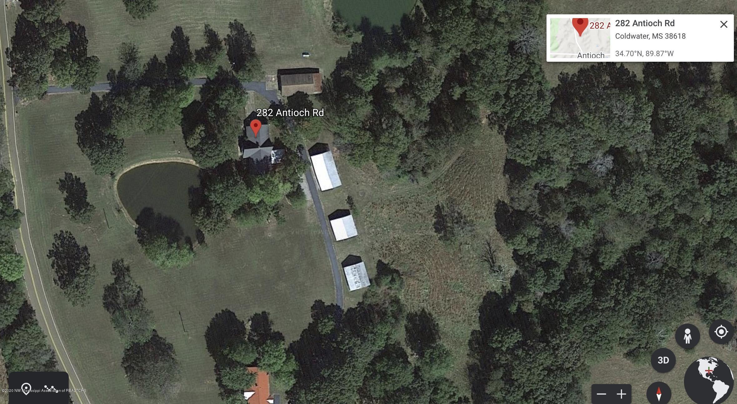 282 Antioch Road Coldwater, MS 38618 - Photo 7 of 39 AERIAL VIEW