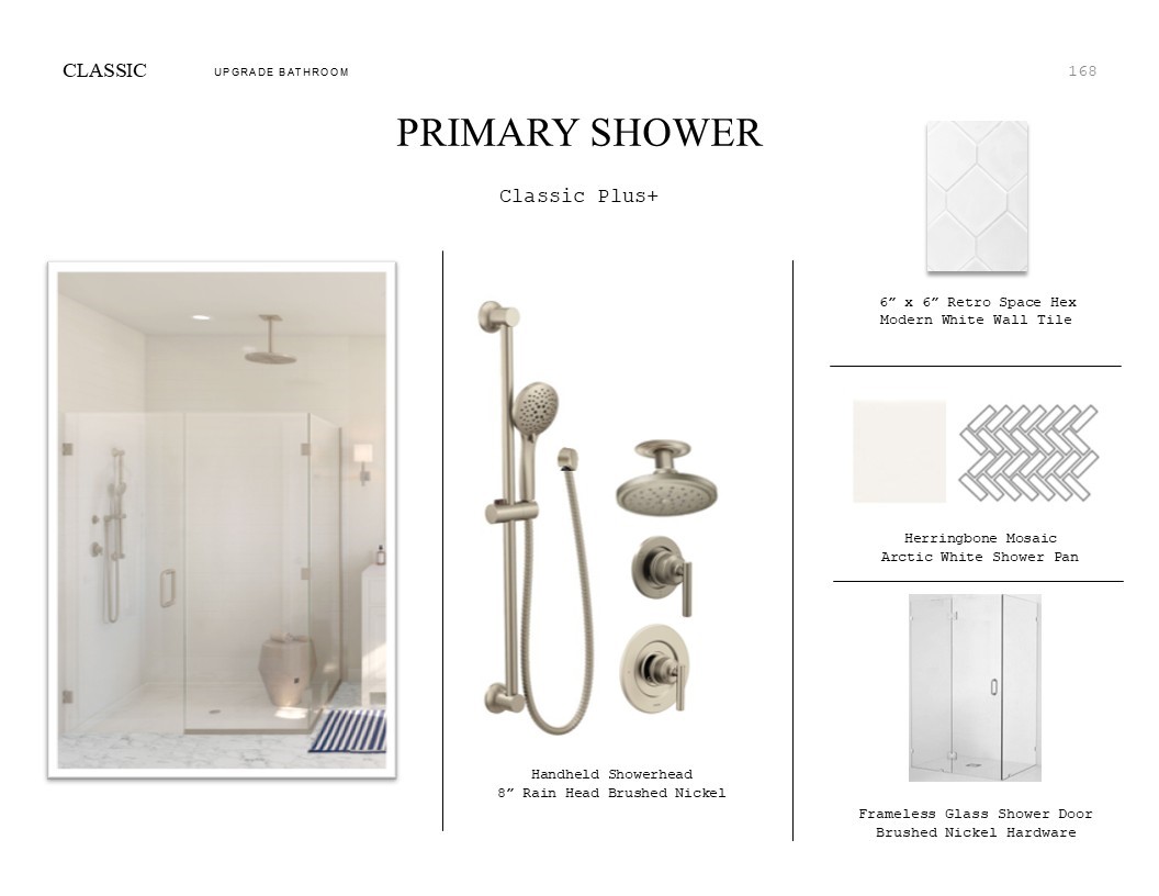 3214 Rios Court League City, TX 77573 - Photo 20 of 35 Classic Look Palette 2: Primary Bathroom Selection Sheet (*Artist rendering used for illustration purposes only.)