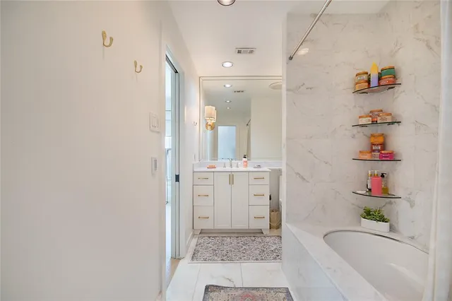 a workspace with wooden floor and a cabinet