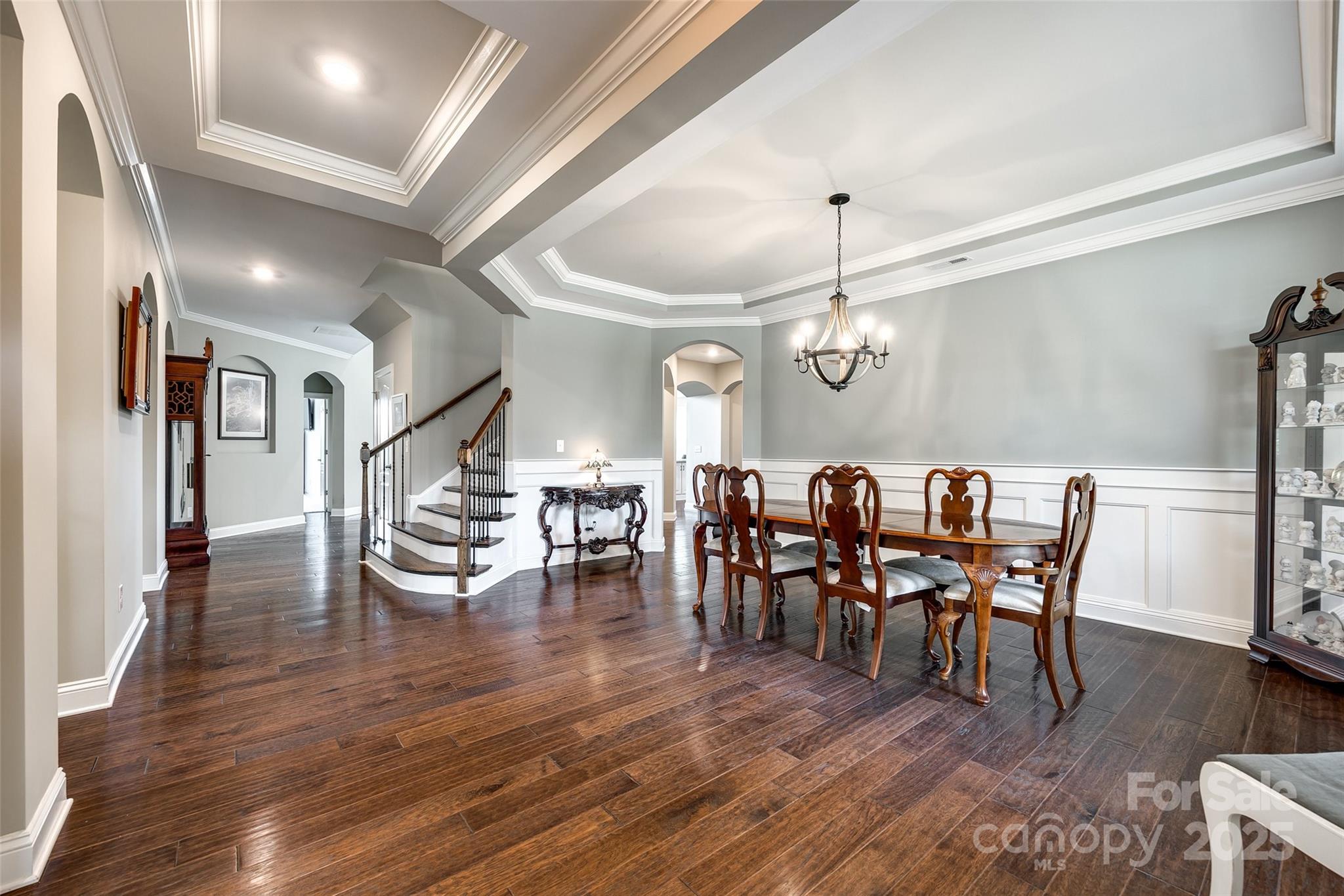 4220 Thames Circle Fort Mill, SC 29715 - Photo 4 of 44 a view of a dining room with furniture and wooden floor