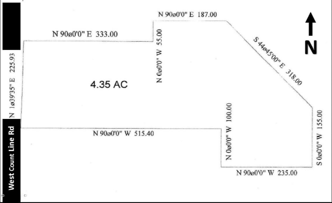 Par A West County Line Road Greenville, MI 48838 - Photo 9 of 10 WCL-9 SWCountyLine Rd-Sketch