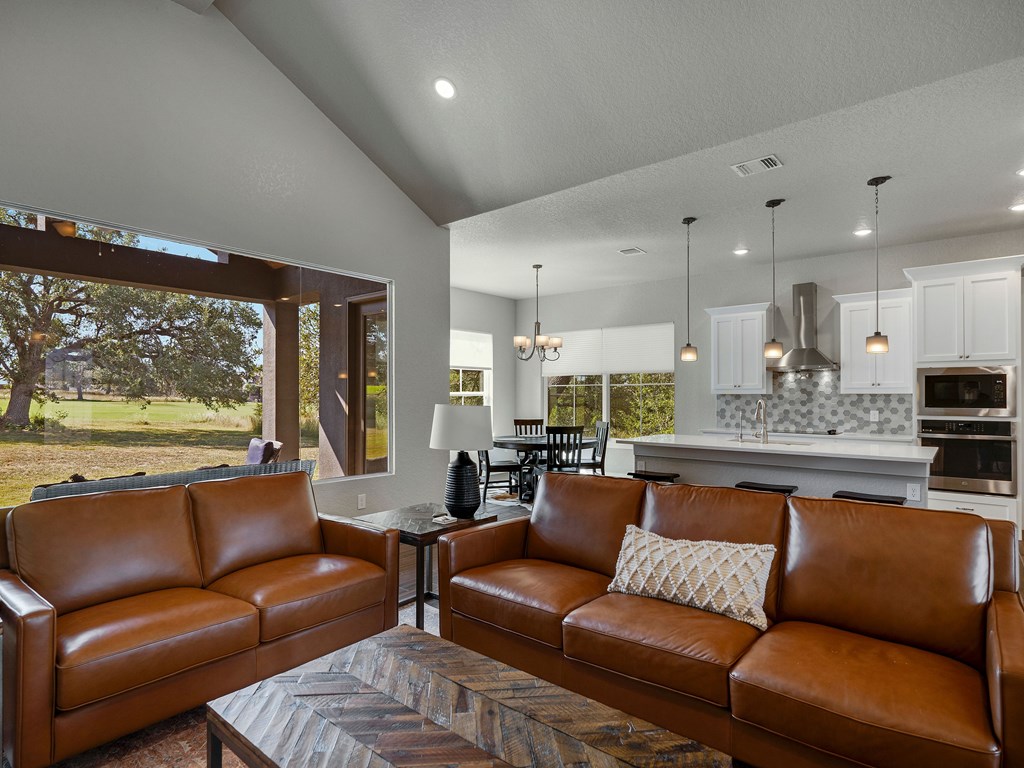 238 Roy Nichols Blanco, TX 78606 - Photo 7 of 25 a view of a living room kitchen and a large window