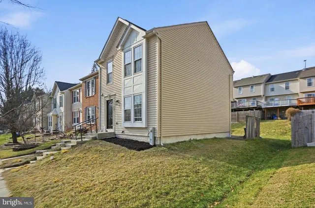 a backyard of a house