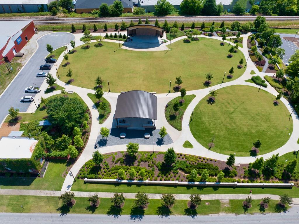 526 Lillian Way Statham, GA 30666 - Photo 51 of 56 an aerial view of a house with outdoor space swimming pool and outdoor seating