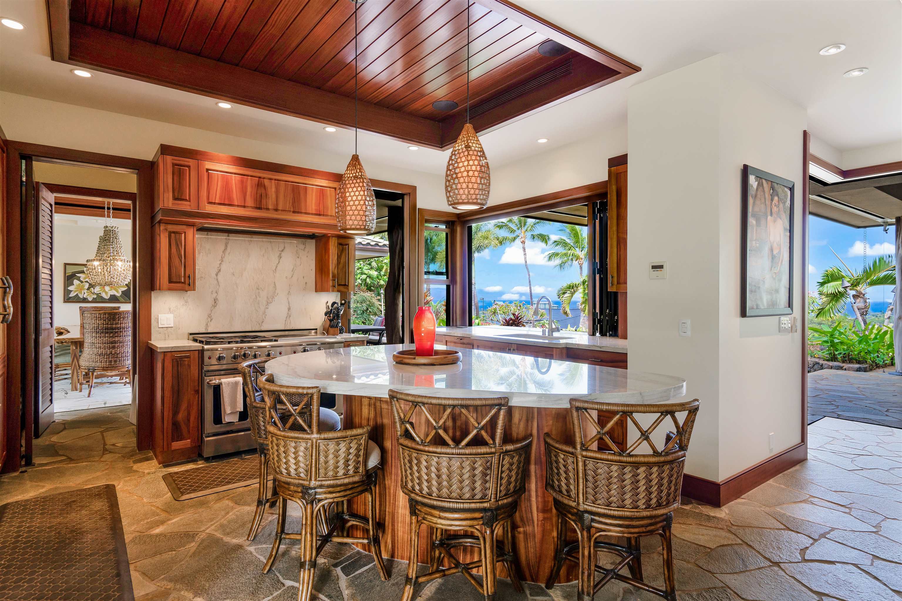 137 Anapuni Loop Lahaina, HI 96761 - Photo 15 of 47 a view of a dining room with furniture window and outside view