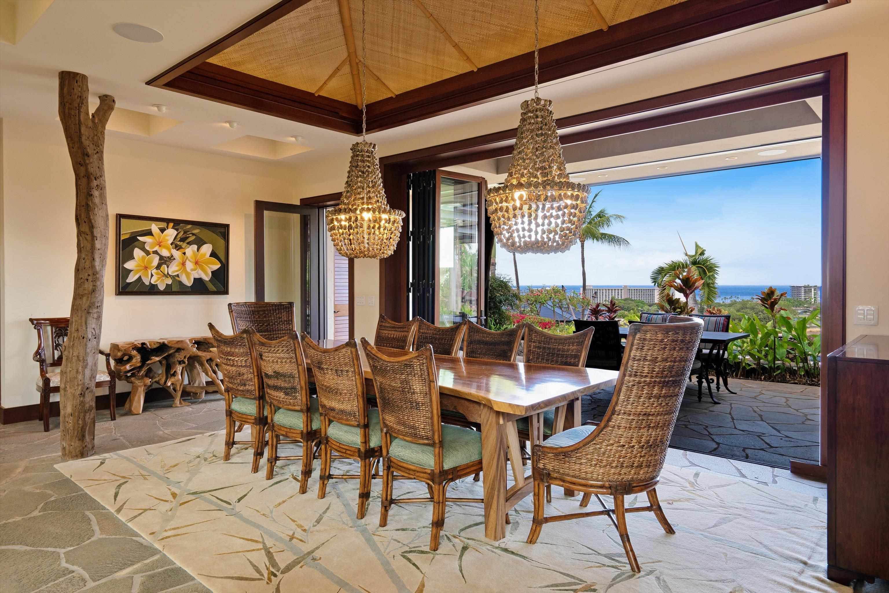 137 Anapuni Loop Lahaina, HI 96761 - Photo 18 of 47 a view of a dining room with furniture and chandelier