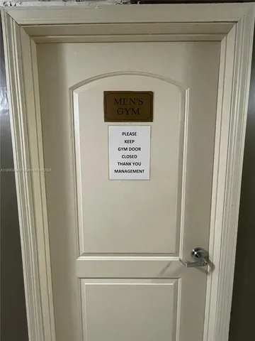 a close view of a door