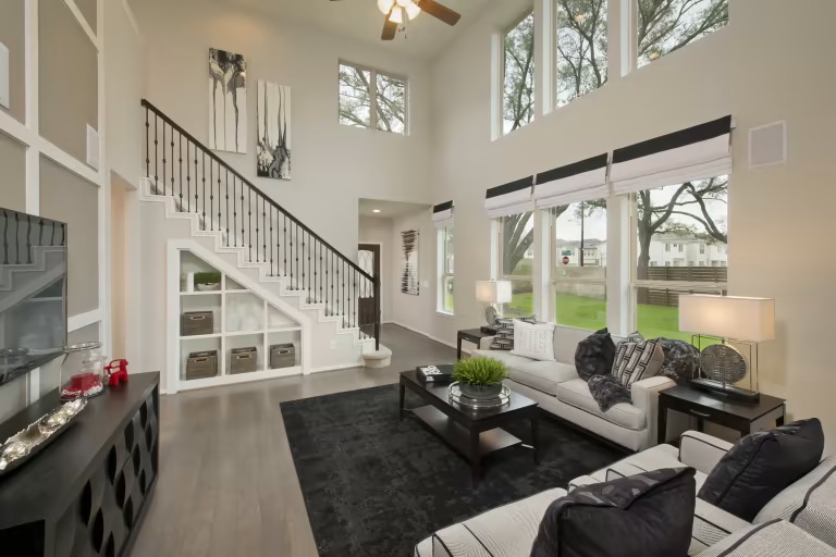 1804 Spg Mountain Cove Georgetown, TX 78628 - Photo 23 of 32 a living room with furniture and a large window