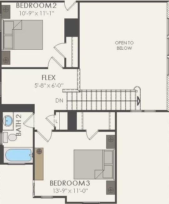 1804 Spg Mountain Cove Georgetown, TX 78628 - Photo 21 of 32 a black and white photo of a living room
