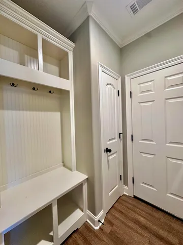 a view of an empty room