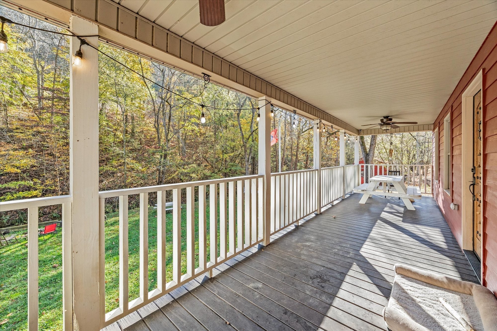 89 Ouchonder Road Elmwood, TN 38560 - Photo 30 of 50 a view of a balcony with wooden floor