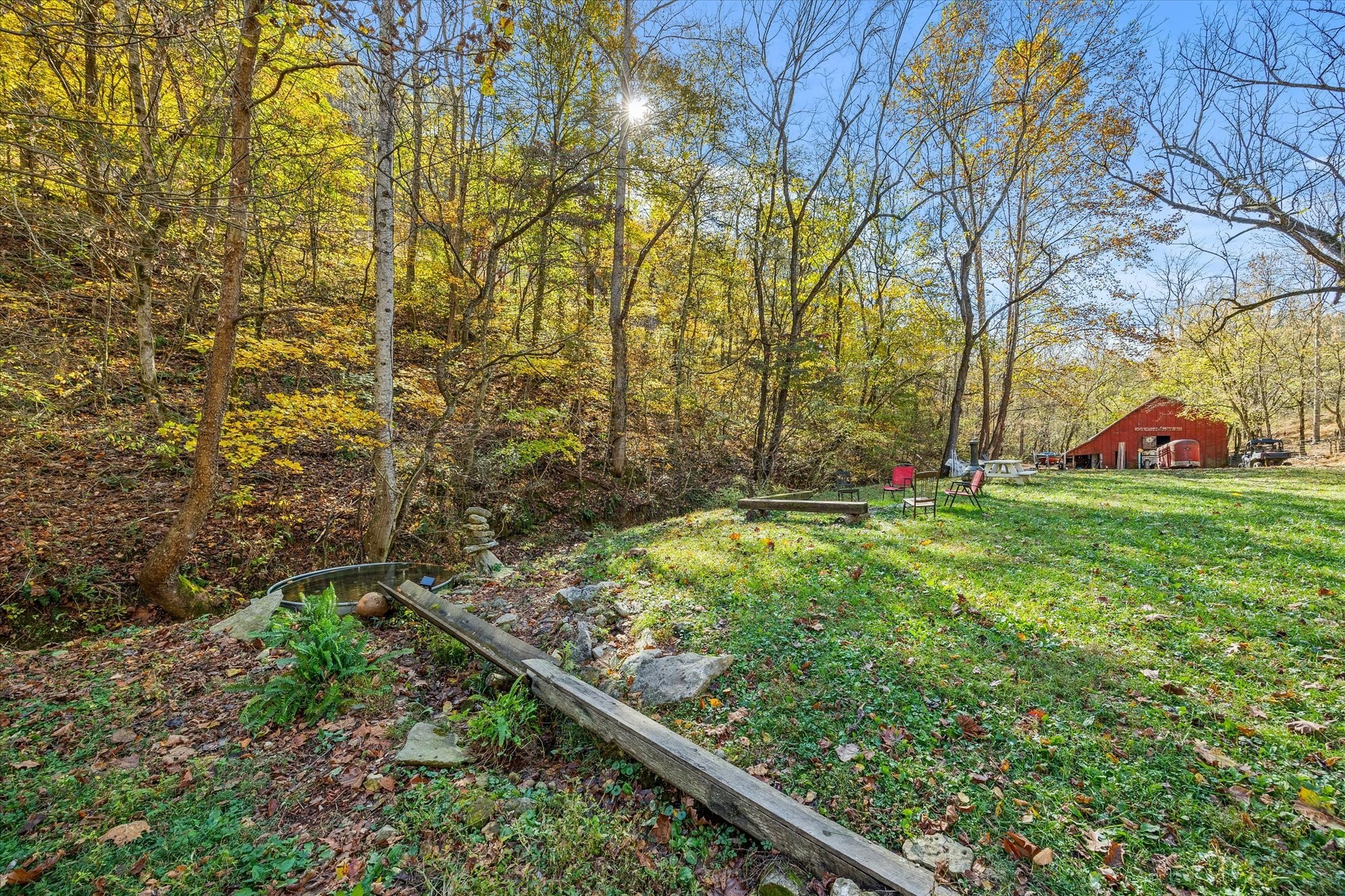 89 Ouchonder Road Elmwood, TN 38560 - Photo 41 of 50 a view of a yard with large trees