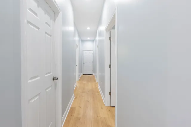 a view of a bathroom with shower