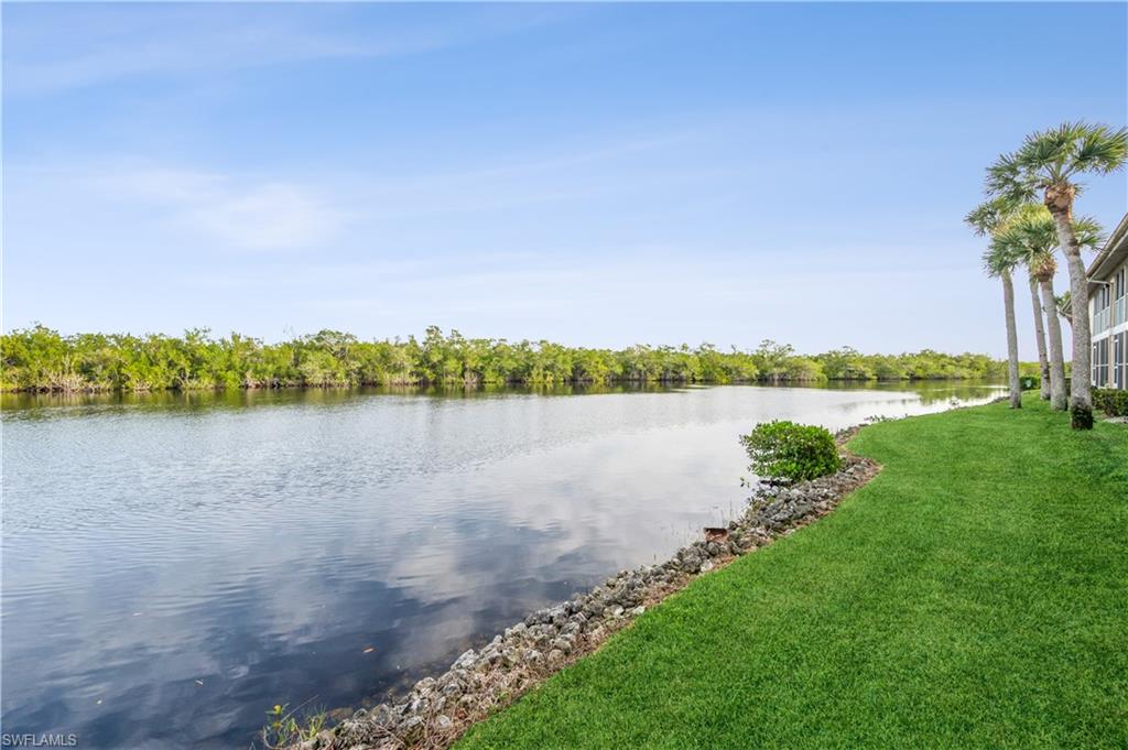 1325 Mainsail Drive, Unit 1213 Naples, FL 34114 - Photo 37 of 40 a view of a lake with houses in the back