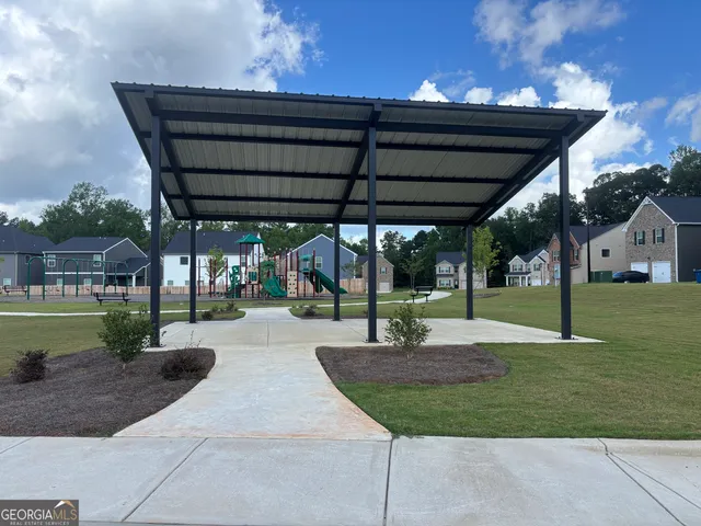 a view of a basketball court