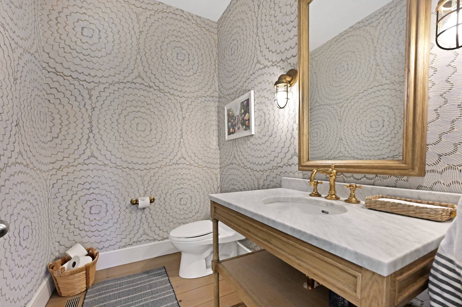 60 Jagger Lane Westhampton, NY 11977 - Photo 11 of 35 a bathroom with a sink toilet and shower