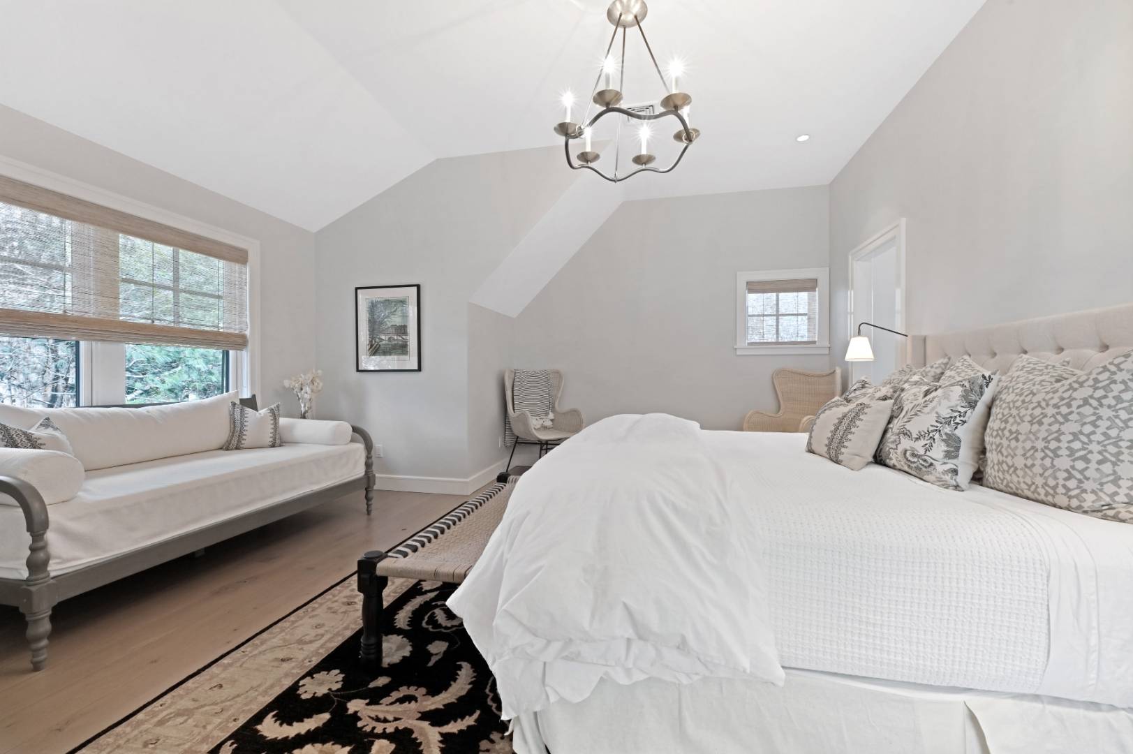 60 Jagger Lane Westhampton, NY 11977 - Photo 17 of 35 a bedroom with a bed mirror and window