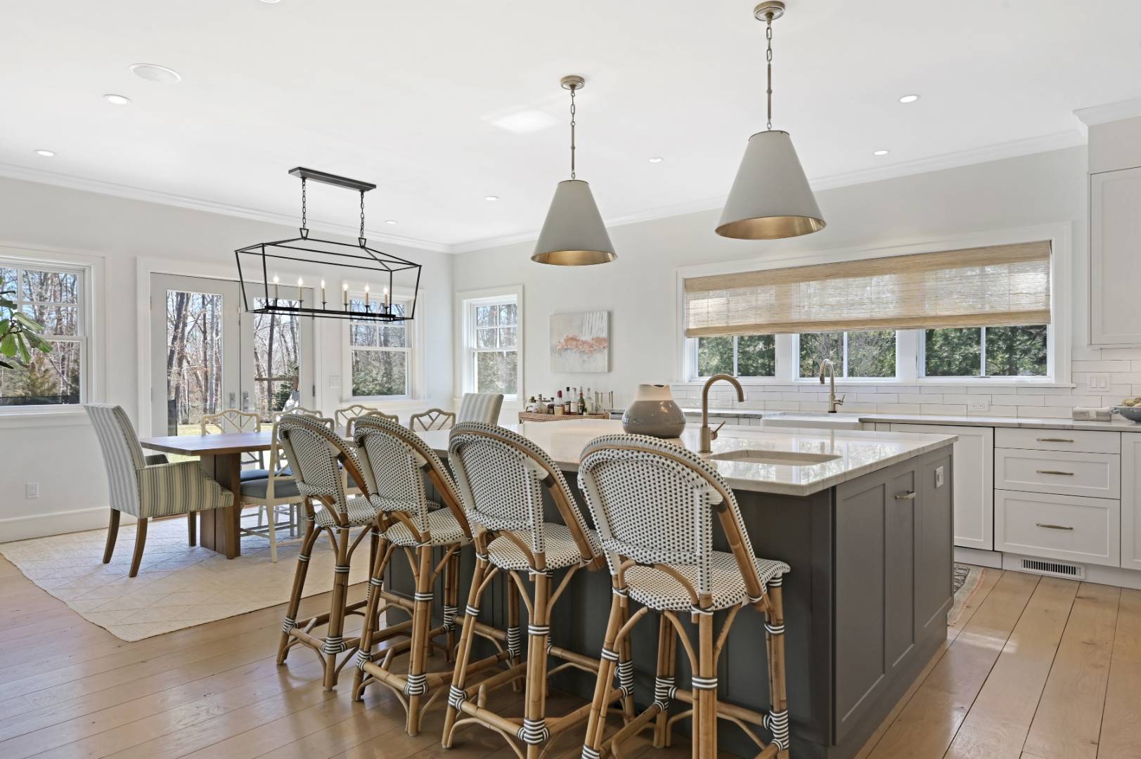 60 Jagger Lane Westhampton, NY 11977 - Photo 7 of 35 a view of dining room and hall with furniture