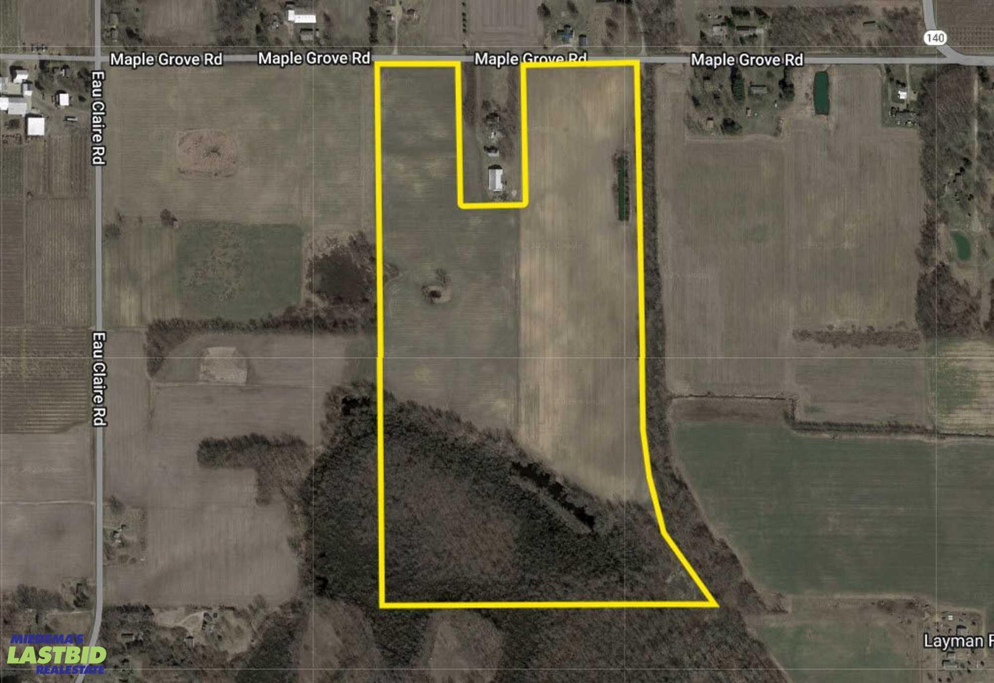 75-acres Maple Grove Road Berrien Center, MI 49102 - Photo 2 of 8 Property Outline