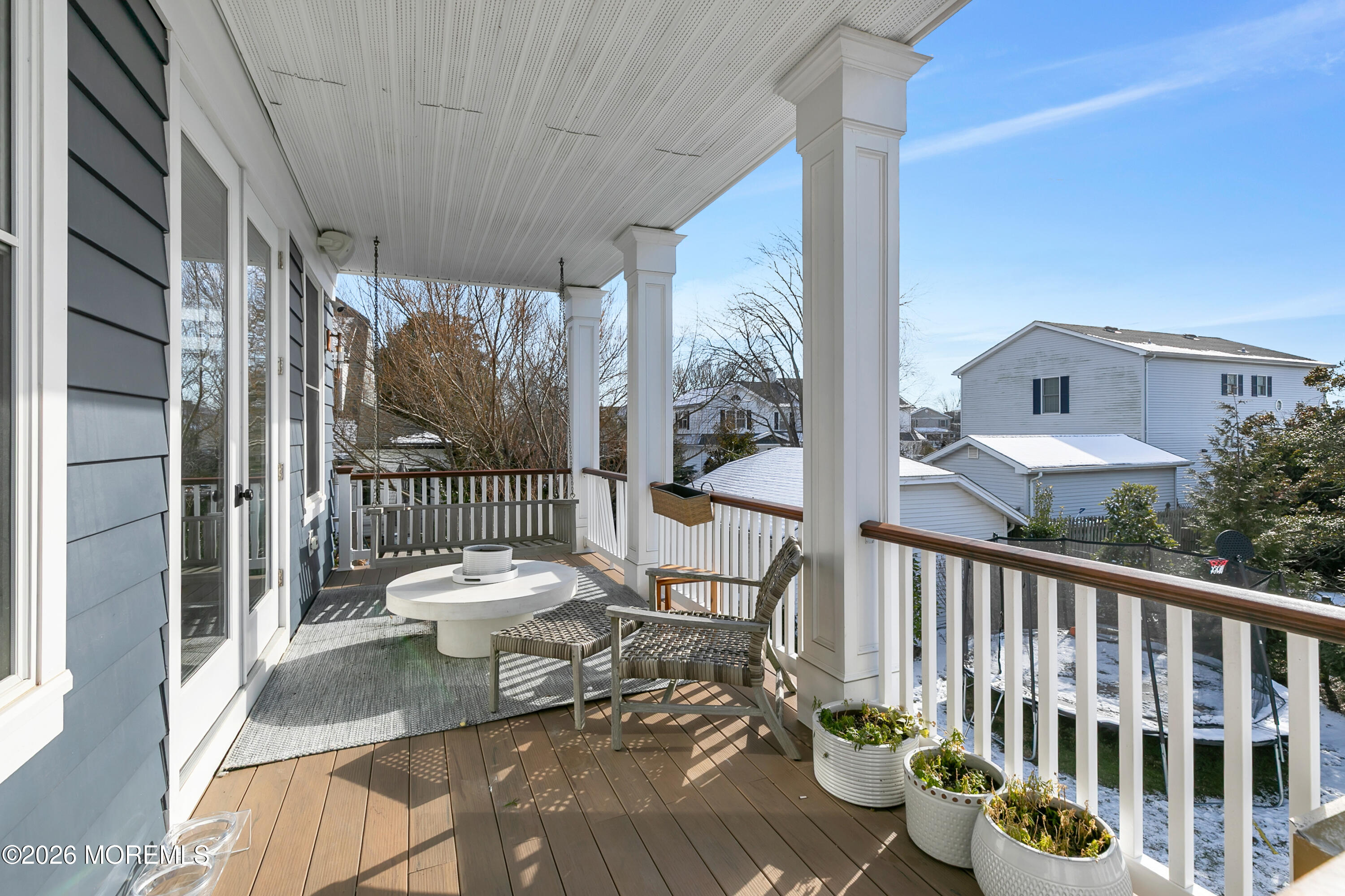 39 Washington Avenue Rumson, NJ 07760 - Photo 20 of 21 a view of a balcony with chair