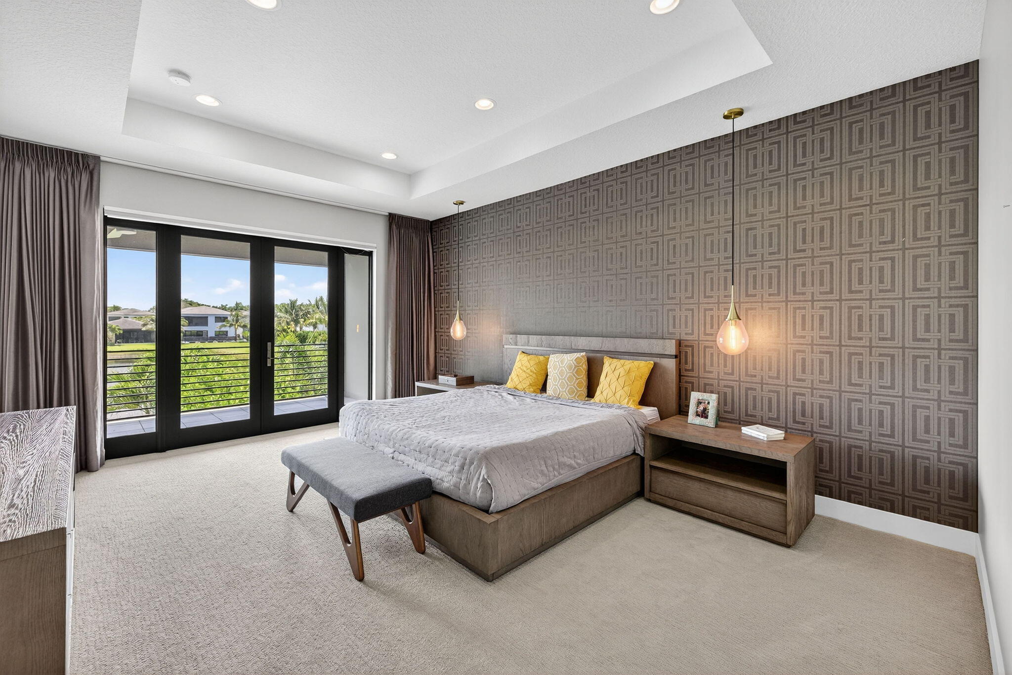 8618 Tower Bridge Court Boca Raton, FL 33496 - Photo 31 of 53 a spacious bedroom with a bed and a large window