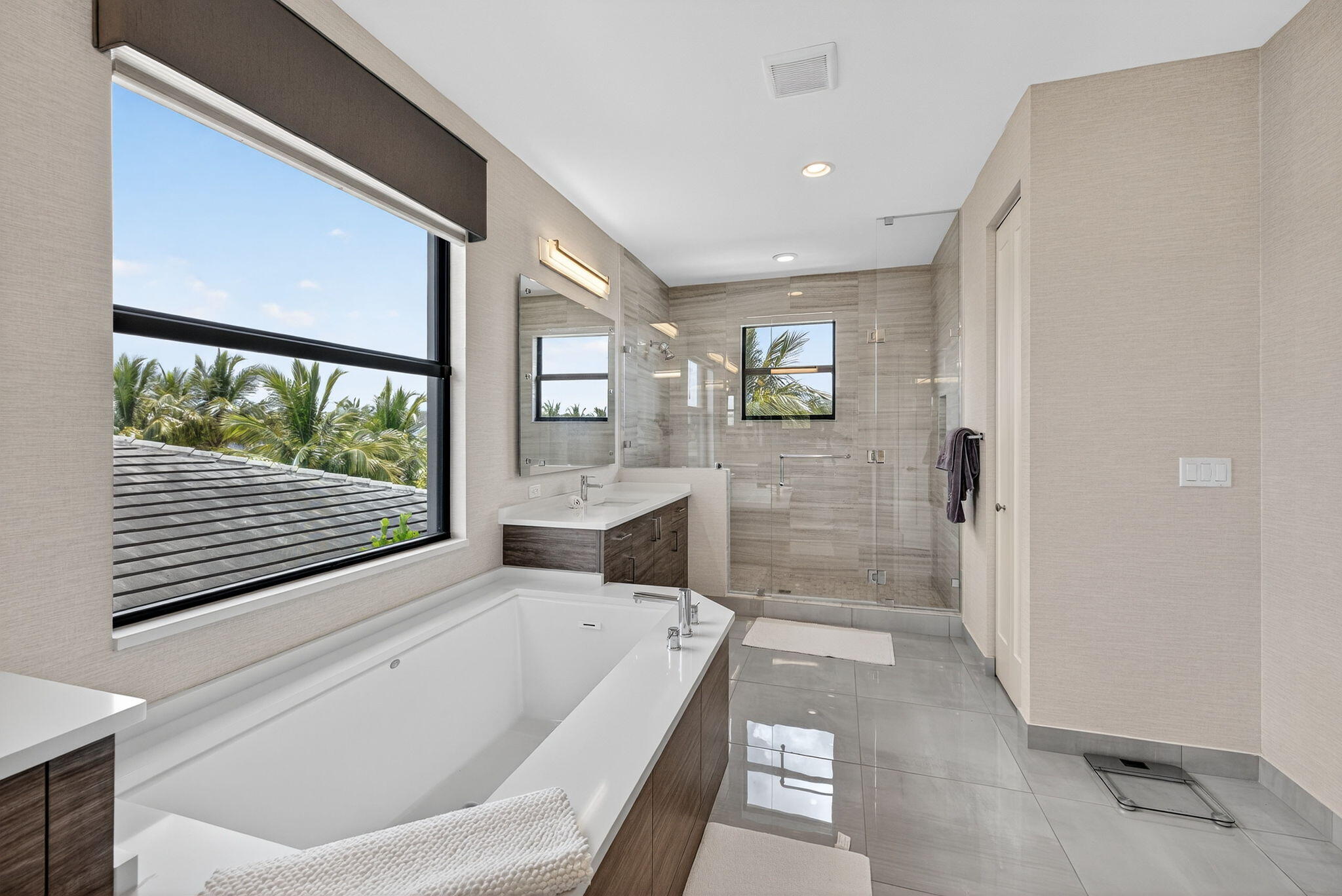 8618 Tower Bridge Court Boca Raton, FL 33496 - Photo 34 of 53 a bathroom with a bathtub and a shower