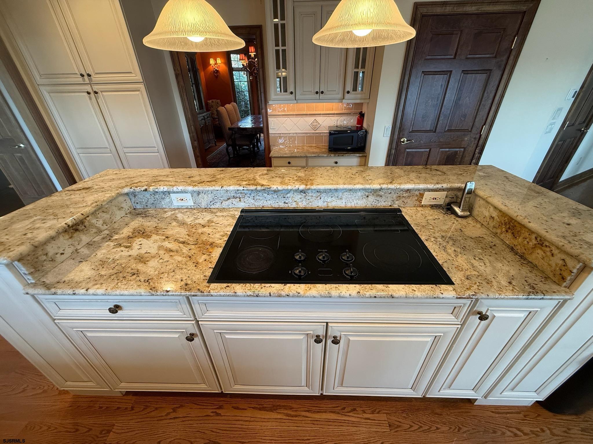 225 Old River Road Mays Landing, NJ 08330 - Photo 20 of 97 a view of kitchen island wooden floor and living room