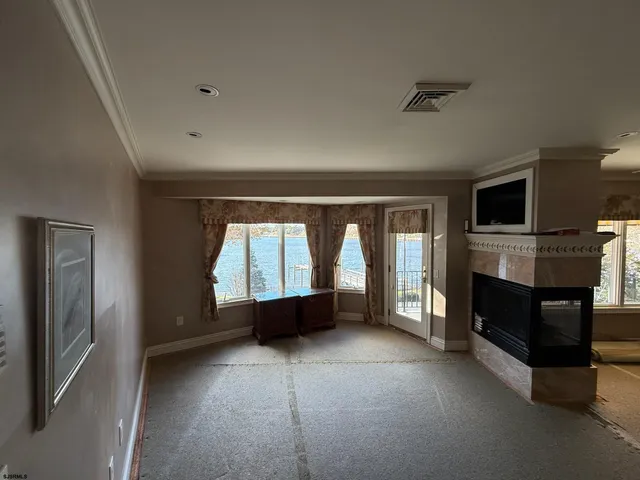 a view of city from balcony