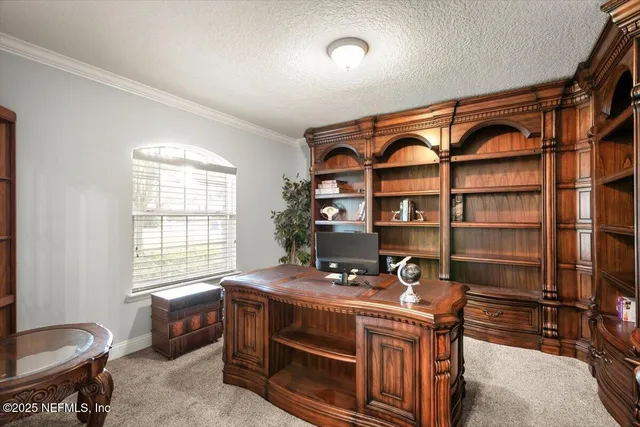 a room with furniture a rug and a window