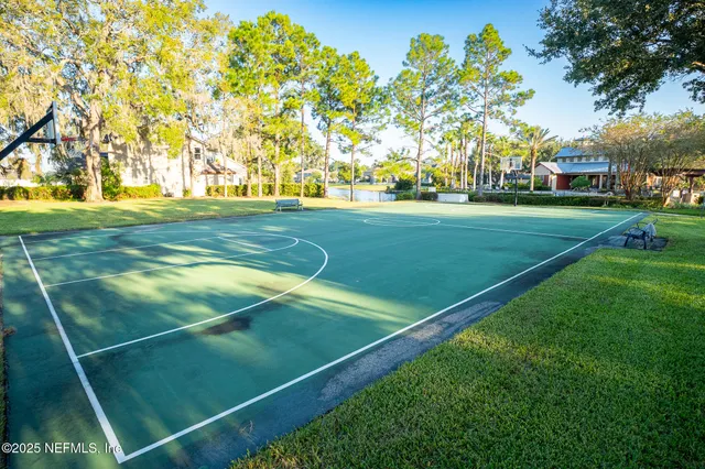 a view of field with trees