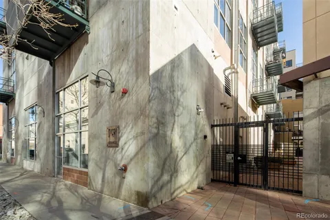 a front view of a building