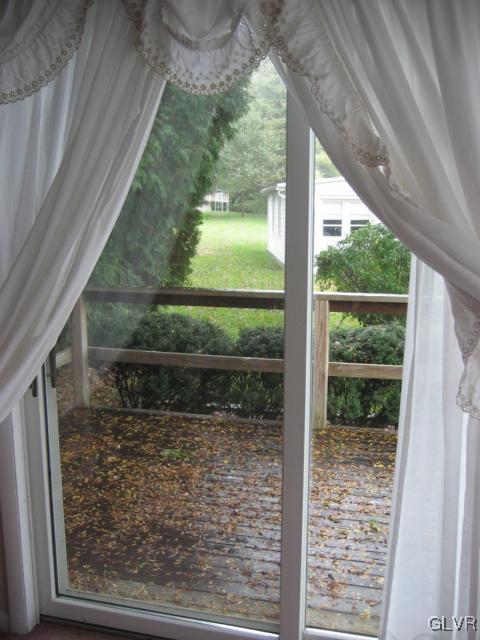 6 Ridgewood Road Easton, PA 18045 - Photo 17 of 20 a view of a glass door with a yard