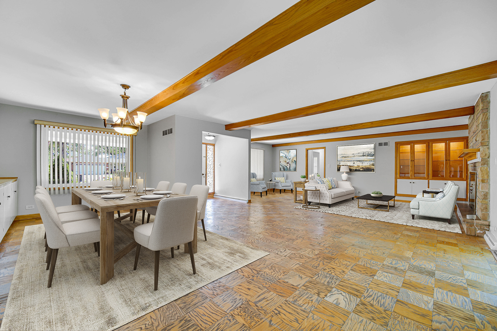 2224 Parkside Drive Park Ridge, IL 60068 - Photo 3 of 26 a view of a dining room with furniture window and outside view