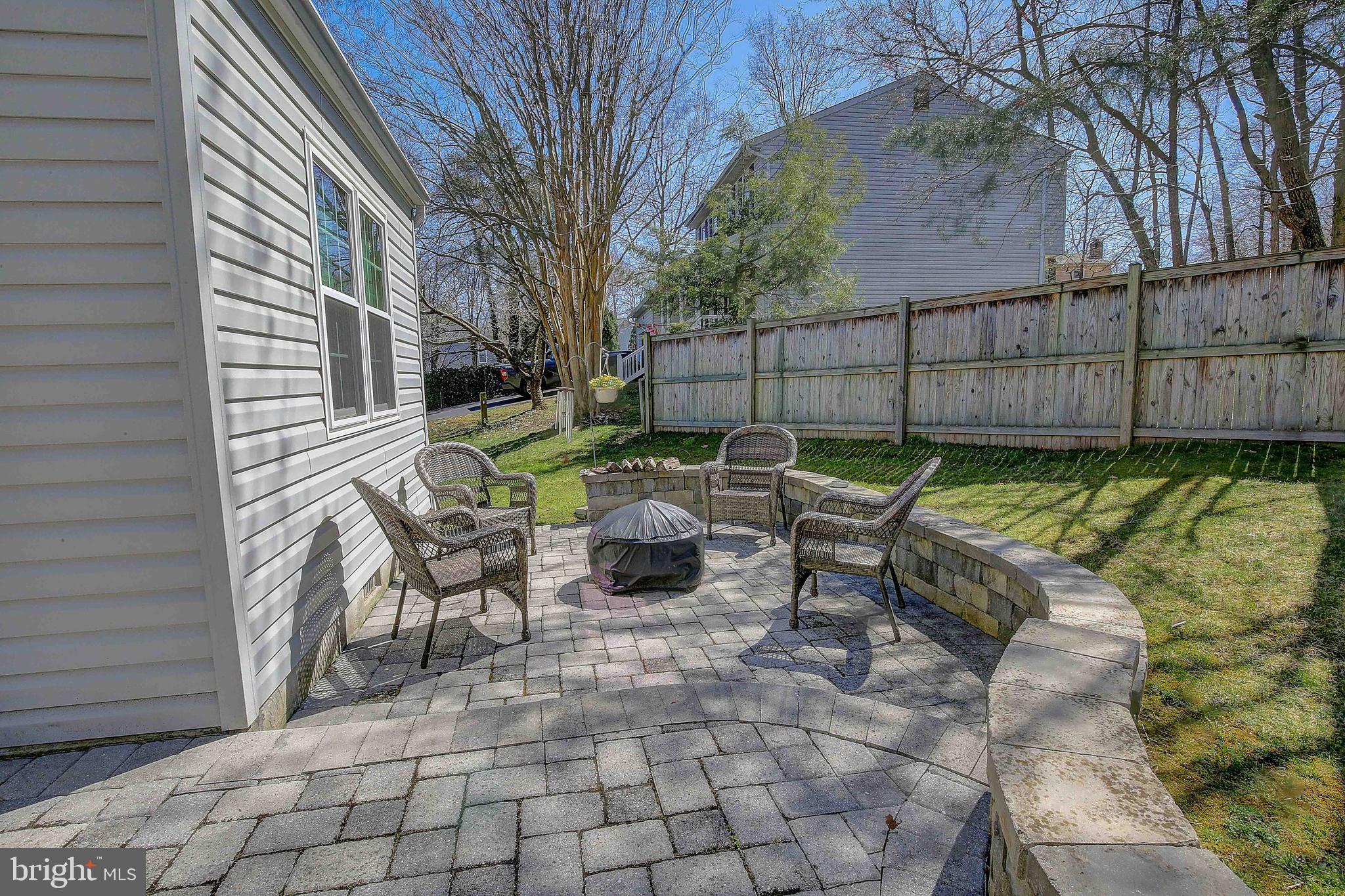 602 Riden Street Odenton, MD 21113 - Photo 29 of 38 Long paver patio wider than the house