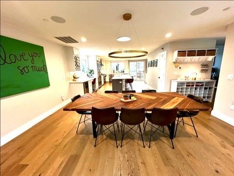 2007 Manana Street Austin, TX 78730 - Photo 19 of 38 Dining area with wood finished floors and recessed lighting