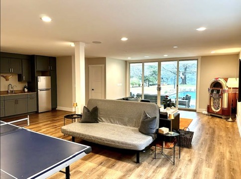 2007 Manana Street Austin, TX 78730 - Photo 25 of 38 Recreation room featuring light wood finished floors and recessed lighting