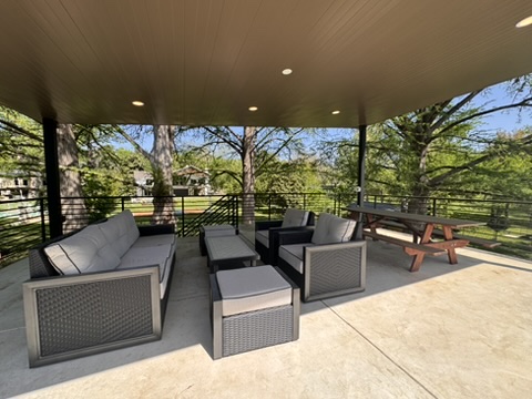 2007 Manana Street Austin, TX 78730 - Photo 5 of 38 View of patio featuring an outdoor hangout area