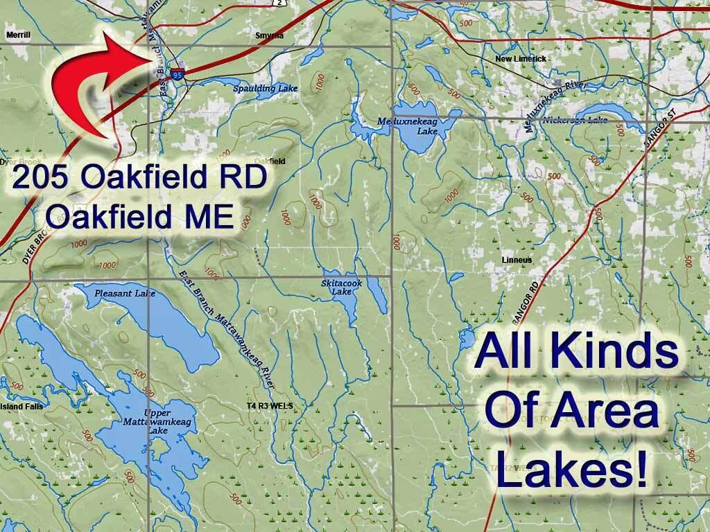 205 Oakfield Smyrna Road Oakfield, ME 04763 - Photo 77 of 88 map-lakes-oakfield-me