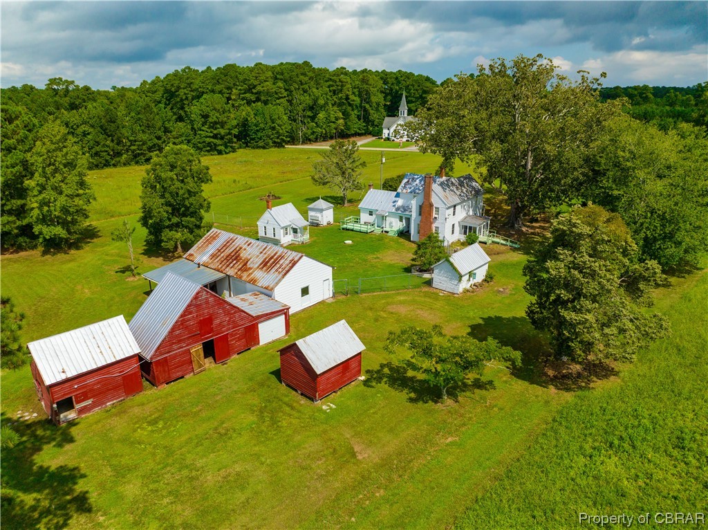 1502 Gdn Crk Road Mathews, VA 23109 - Photo 3 of 50 Birds eye view of property