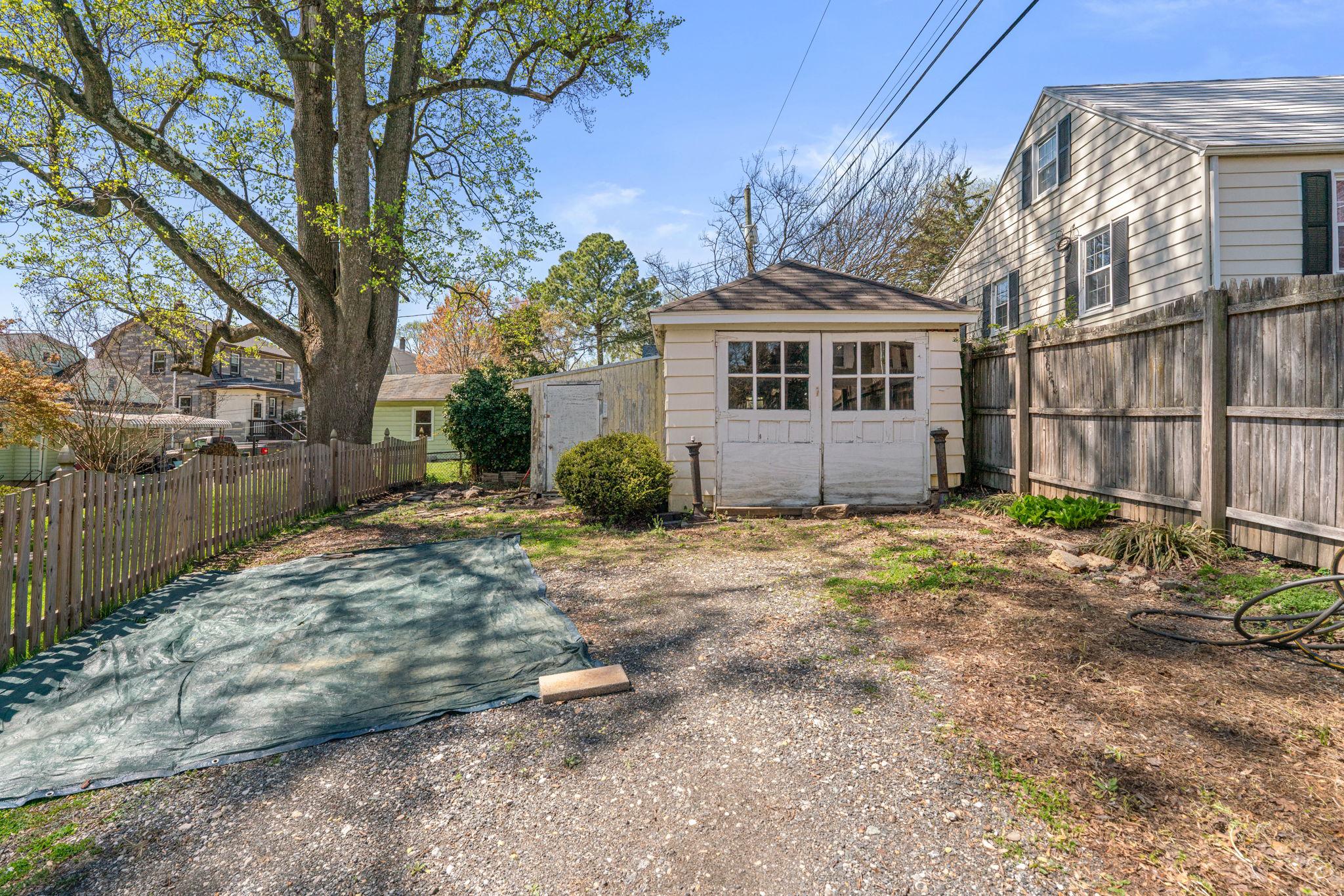 1022 Overbrook Road Baltimore, MD 21239 - Photo 32 of 39 Detached Garage and Large Parking Area