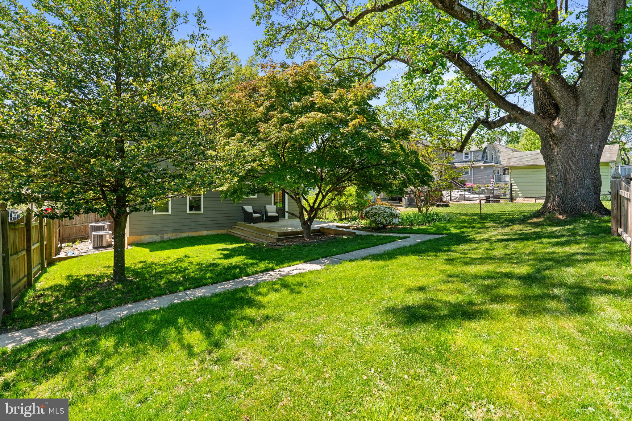 1022 Overbrook Road Baltimore, MD 21239 - Photo 36 of 39 Lush backyard oasis with vibrant greenery.