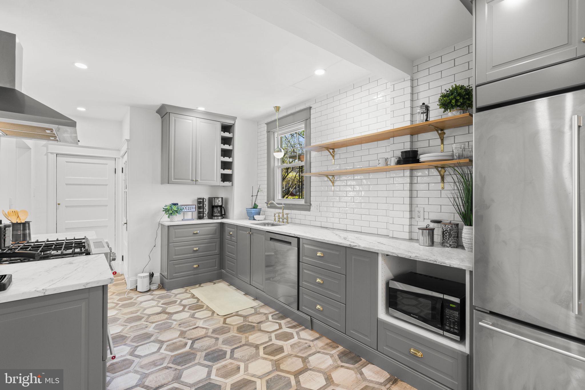 1022 Overbrook Road Baltimore, MD 21239 - Photo 9 of 39 Modern kitchen with stylish accents.