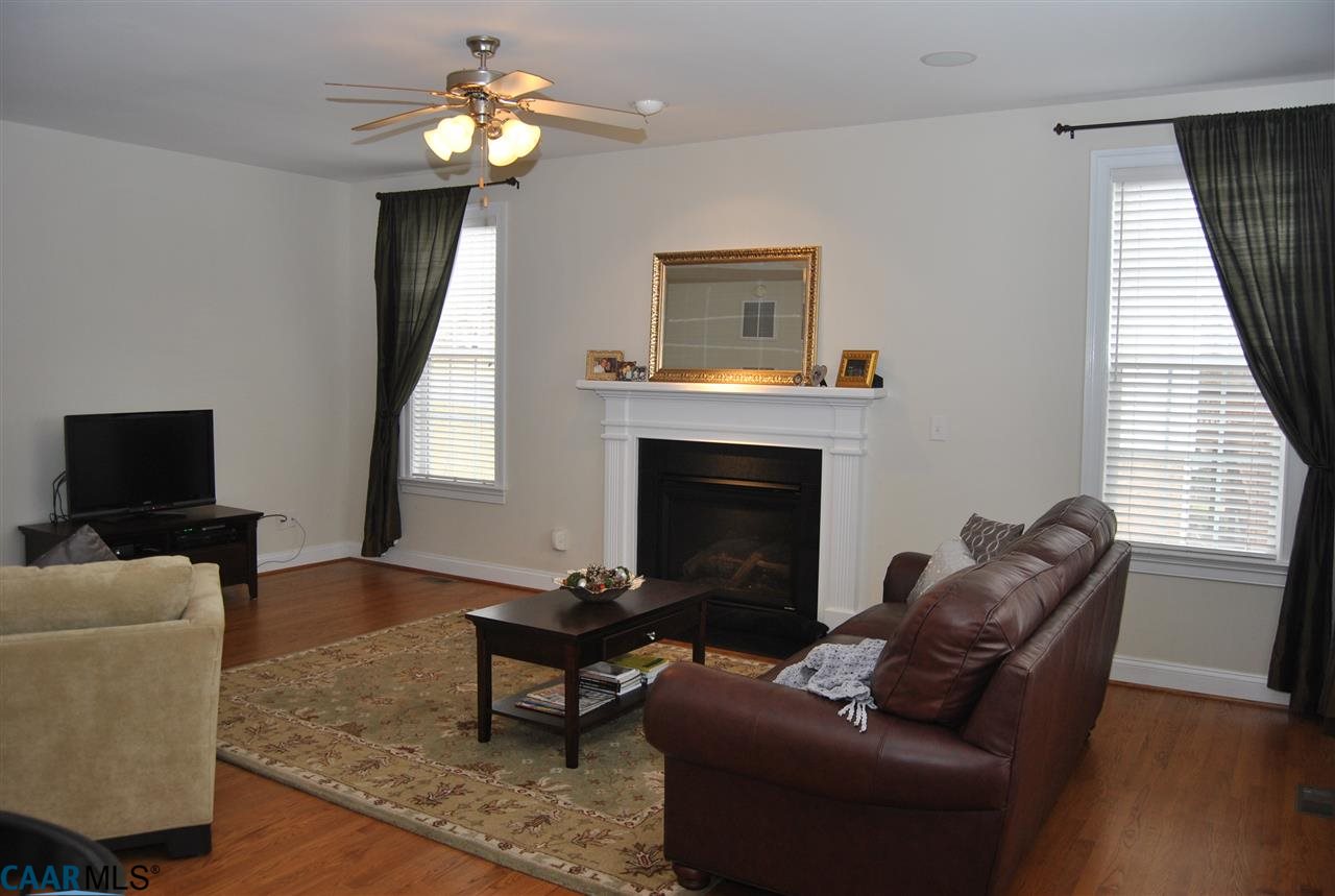 1860 Rhett Court Charlottesville, VA 22903 - Photo 9 of 39 a living room with furniture a fireplace and a flat screen tv