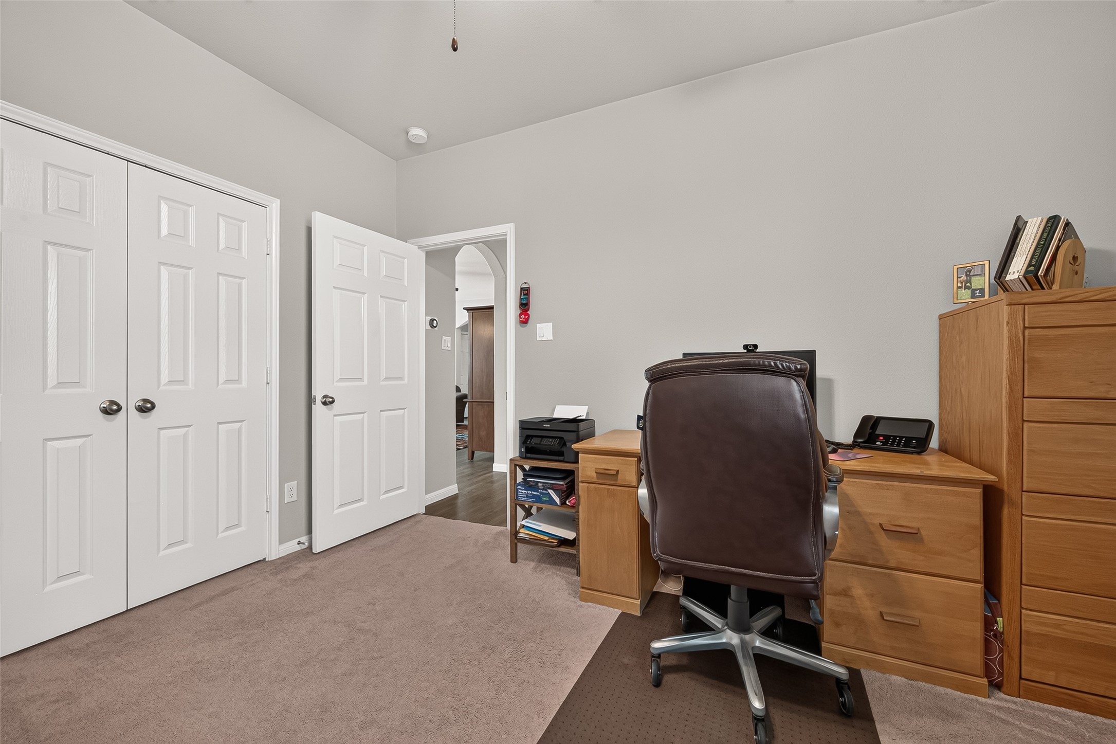 1329 Red Hills Drive Rosharon, TX 77583 - Photo 20 of 27 Secondary bedroom offering a spacious layout with neutral walls, carpeted flooring, and ample closet space.