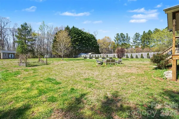 a view of an outdoor space and a yard