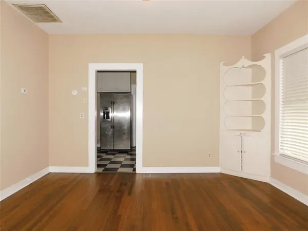 wooden floor in an empty room
