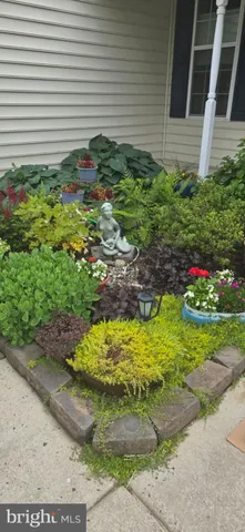 a bunch of flowers in front of yellow door