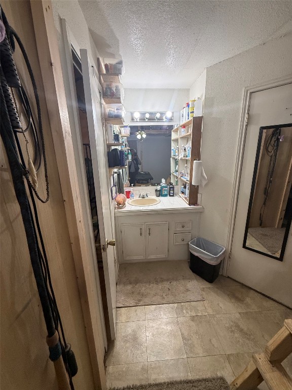 508 North Boundary Street Burnet, TX 78611 - Photo 16 of 20 a bathroom with a sink a mirror and a shower